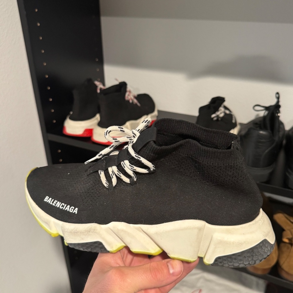 Balenciaga Laced Speed Trainer Sock Sneakers Men's Size: 43